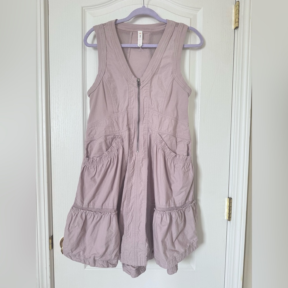 Anthropologie Daily Practice Trek Utility Dress- Dusty Mauve